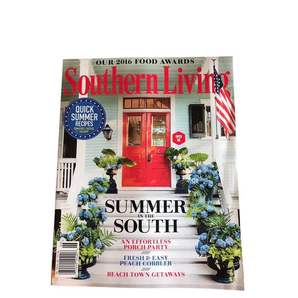 Southern Living Magazine Summer in the South June 2016‎
